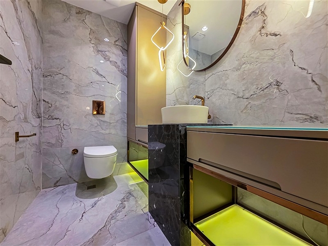 Exklusive 4+1-Wohnung in einem einzigartigen Komplex im Zentrum von Alanya