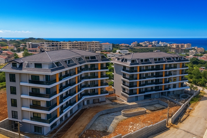 Zweizimmerwohnung in einem neuen Komplex im Bezirk Oba