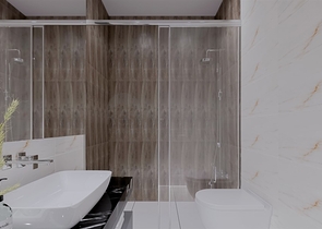 Zweizimmerwohnung in einem Komplex mit entwickelter Infrastruktur