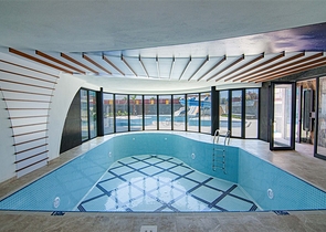 View Apartment 2+1 in einem Komplex in der ersten Zeile 