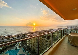 View Apartment 2+1 in einem Komplex in der ersten Zeile 