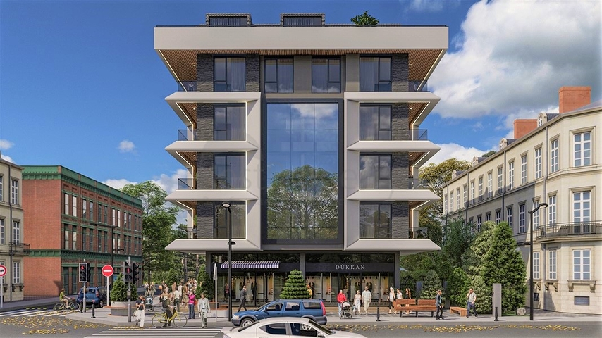 Neues Projekt in der Region Oba, 350 m vom Meer entfernt  