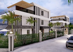 Das Projekt von Villen mit herrlichem Blick im Zentrum von Alanya