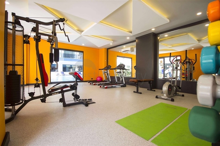 2+1 Wohnung mit Panoramablick auf das Meer im Stadtteil Mahmutlar