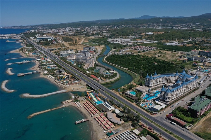 1+1 Wohnung im größten Projekt in Alanya im Stadtteil Turkler