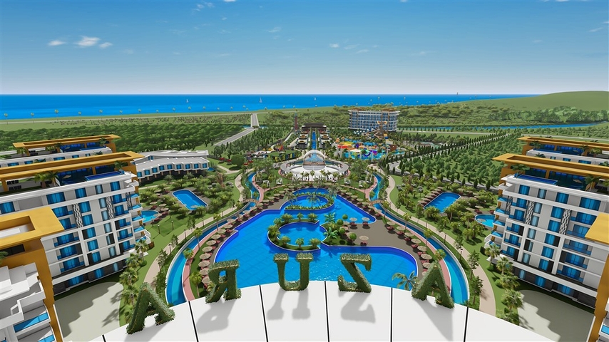 1+1 Wohnung im größten Projekt in Alanya im Stadtteil Turkler