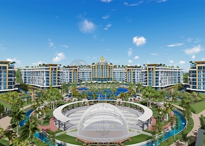 1+1 Wohnung im größten Projekt in Alanya im Stadtteil Turkler