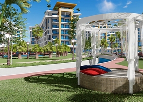 1+1 Wohnung im größten Projekt in Alanya im Stadtteil Turkler