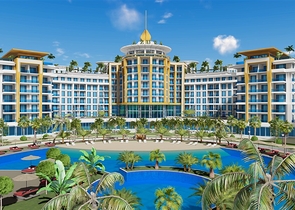 1+1 Wohnung im größten Projekt in Alanya im Stadtteil Turkler