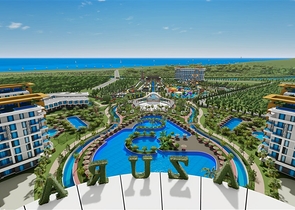 1+1 Wohnung im größten Projekt in Alanya im Stadtteil Turkler