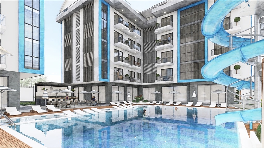 Apartments im neuen Komplex des Bezirks Oba