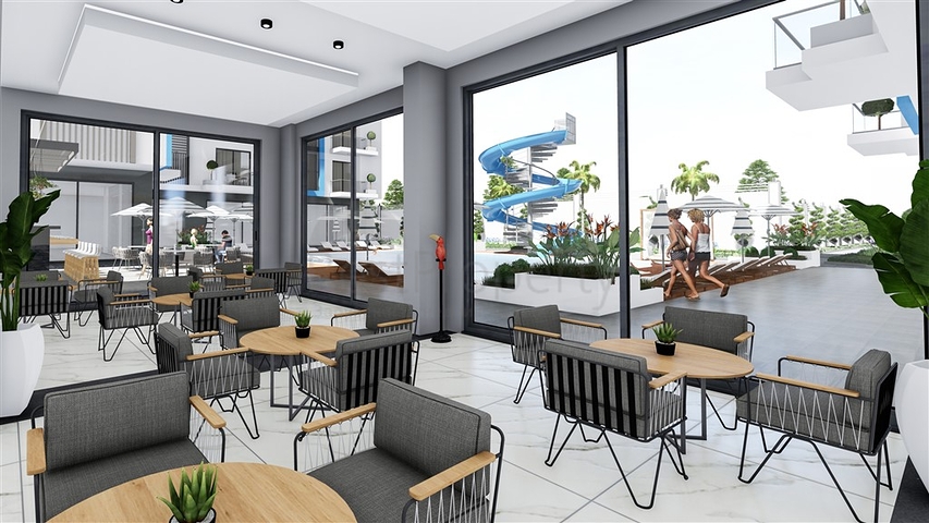 Apartments im neuen Komplex des Bezirks Oba