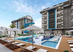 Apartments im neuen Komplex des Bezirks Oba