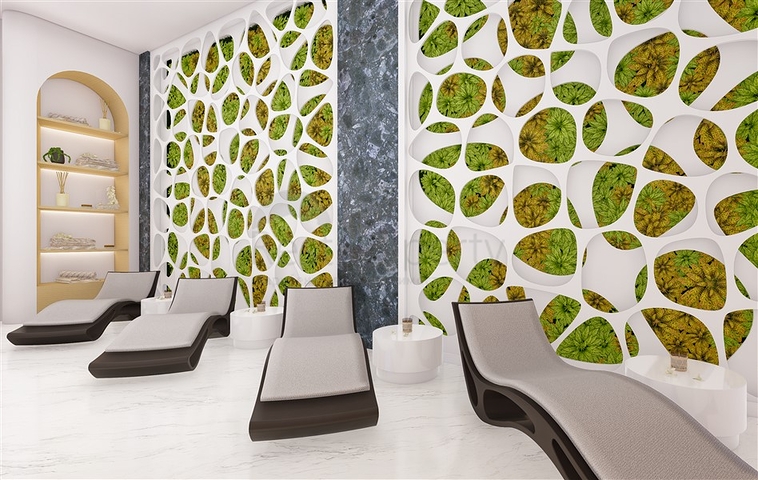 2+1 Penthouse in einem neuen Komplex im Zentrum von Mahmutlar