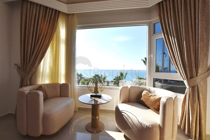 Gemütliches 2+1 Apartment mit Meerblick in Tosmur