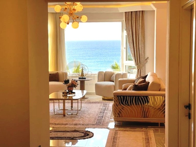 Gemütliches 2+1 Apartment mit Meerblick in Tosmur