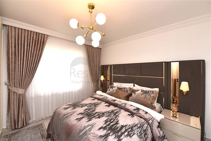 Gemütliches 2+1 Apartment mit Meerblick in Tosmur