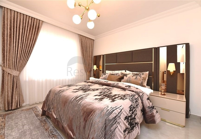 Gemütliches 2+1 Apartment mit Meerblick in Tosmur