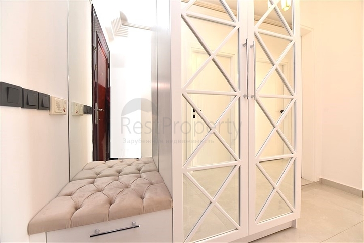 Gemütliches 2+1 Apartment mit Meerblick in Tosmur