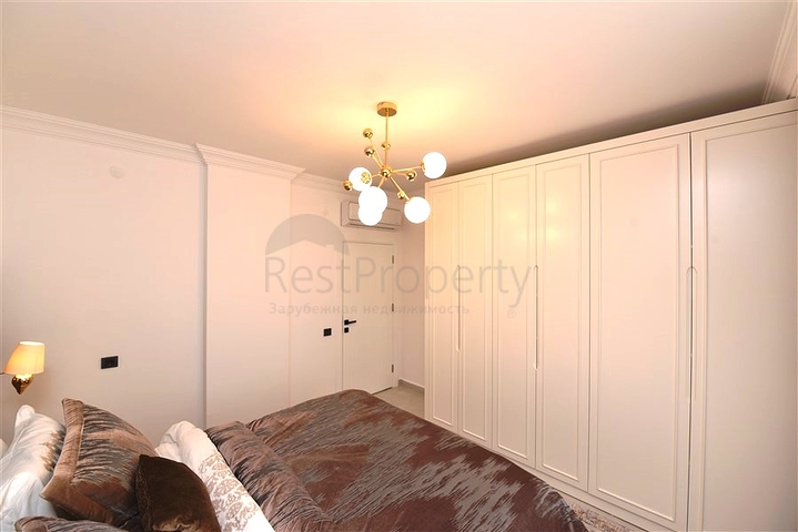 Gemütliches 2+1 Apartment mit Meerblick in Tosmur