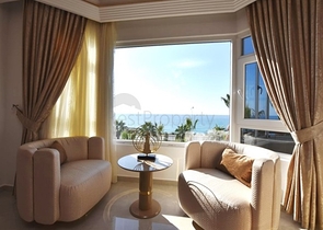 Gemütliches 2+1 Apartment mit Meerblick in Tosmur