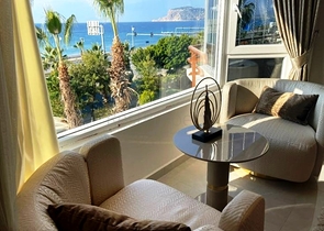 Gemütliches 2+1 Apartment mit Meerblick in Tosmur