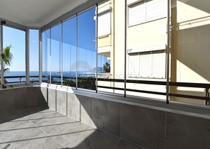 Gemütliches 2+1 Apartment mit Meerblick in Tosmur