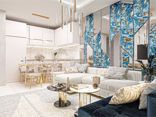 Ein-Zimmer-Wohnung in einem Premium-Komplex im Stadtteil Demirtas 