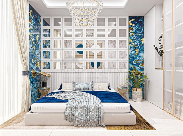 Ein-Zimmer-Wohnung in einem Premium-Komplex im Stadtteil Demirtas 