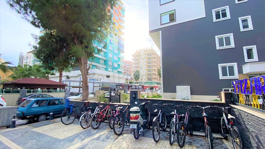 Zweizimmerwohnung mit Möbeln in Mahmutlar