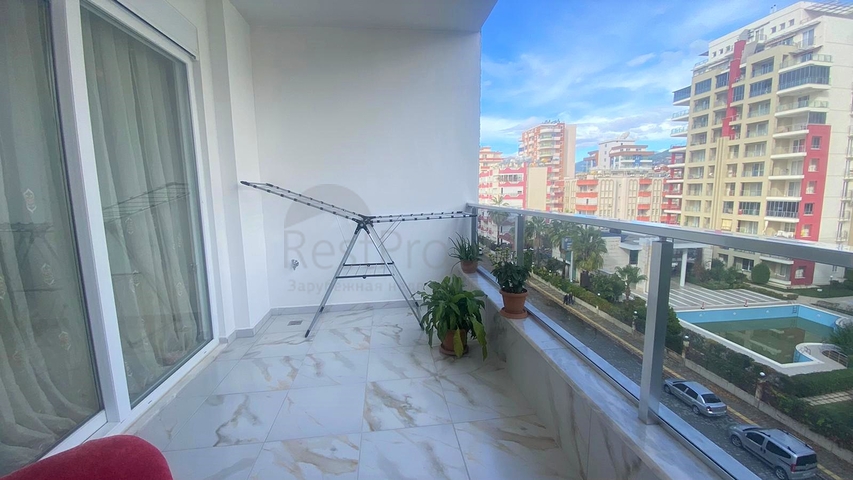 Zweizimmerwohnung mit Möbeln in Mahmutlar