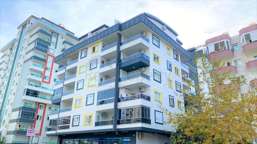 Zweizimmerwohnung mit Möbeln in Mahmutlar