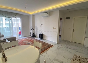 Zweizimmerwohnung mit Möbeln in Mahmutlar