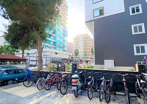 Zweizimmerwohnung mit Möbeln in Mahmutlar