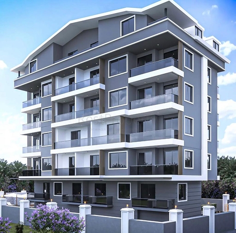 Möblierte Zweizimmerwohnung 700 m vom Meer entfernt in Gazipasa