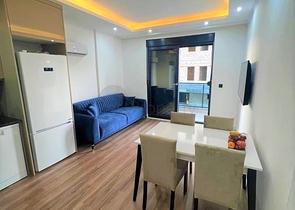 Möblierte Zweizimmerwohnung 700 m vom Meer entfernt in Gazipasa