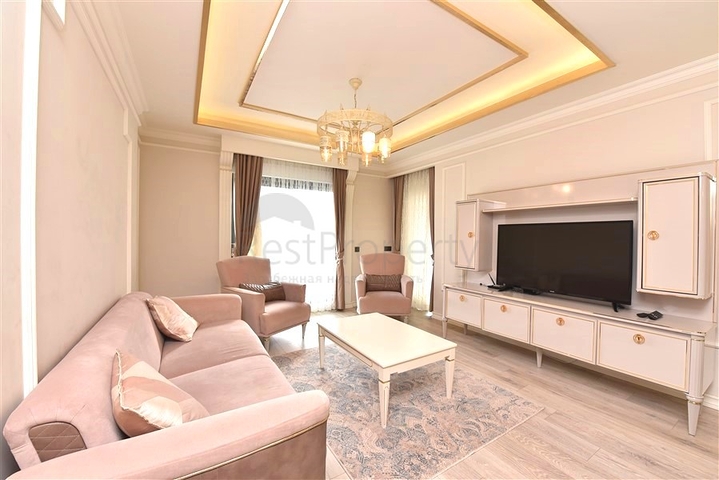 2+1 Wohnung in einem Top-Komplex im Zentrum von Alanya