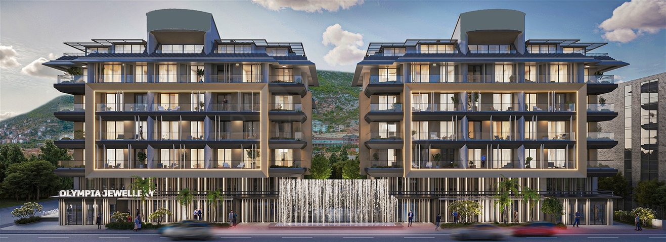 Projekt mit Hotelinfrastruktur in Gehweite zum Kleopatra-Strand