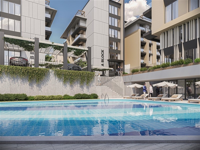 Projekt mit Hotelinfrastruktur in Gehweite zum Kleopatra-Strand