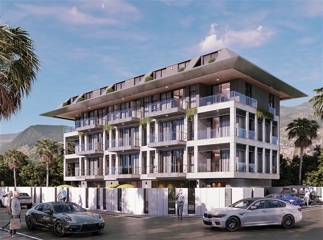 Neues Projekt in der Gegend von Cleopatra, 500 m vom Meer entfernt 