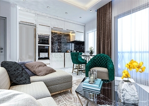 Apartment in einem neuen Komplex im Stadtteil Mahmutlar