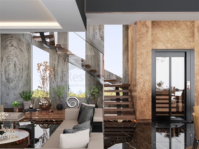 Zwei private schlüsselfertige Villen im zentralen Viertel von Alanya