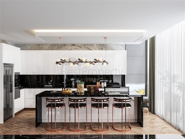 Zwei private schlüsselfertige Villen im zentralen Viertel von Alanya