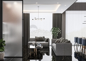 Zwei private schlüsselfertige Villen im zentralen Viertel von Alanya