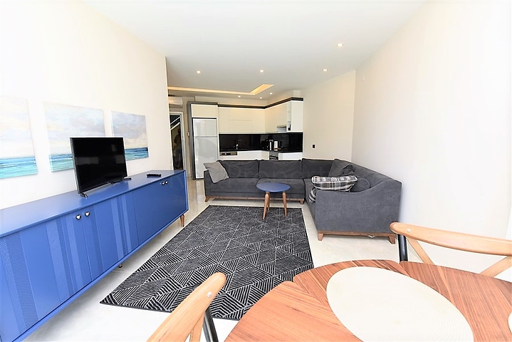 1+1 Wohnung mit Meerblick in einem Premium-Komplex