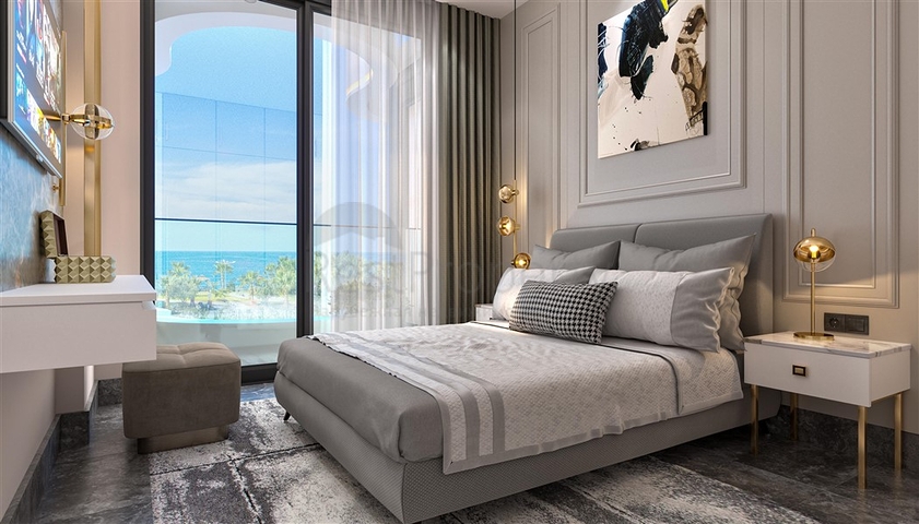 Dreizimmerwohnung in einer im Bau befindlichen Wohnanlage in der exklusiven Gegend von Kargicak