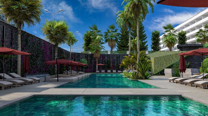 Dreizimmerwohnung in einer im Bau befindlichen Wohnanlage in der exklusiven Gegend von Kargicak