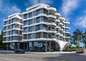 Dreizimmerwohnung in einer im Bau befindlichen Wohnanlage in der exklusiven Gegend von Kargicak