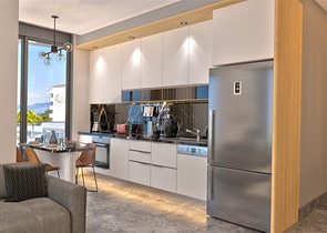 Dreizimmerwohnung in einer im Bau befindlichen Wohnanlage in der exklusiven Gegend von Kargicak