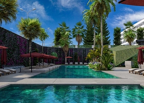 Dreizimmerwohnung in einer im Bau befindlichen Wohnanlage in der exklusiven Gegend von Kargicak